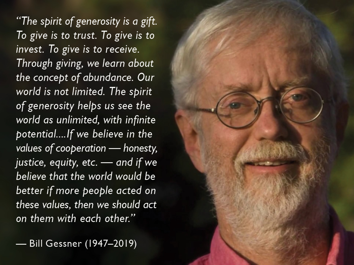 Bill Gessner and quote