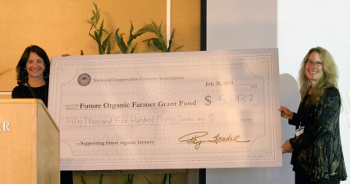 Future Organic Farmer Grand Fund check Future Organic Farmer Grand Fund check