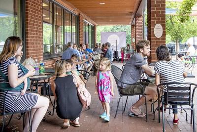 Weaver Street Market Hillsborough dining area
